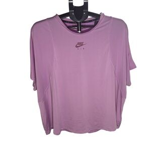 NIKE AIR Women's Pink Running Shirt 3XL DM1563-680 Plus Size Activewear
